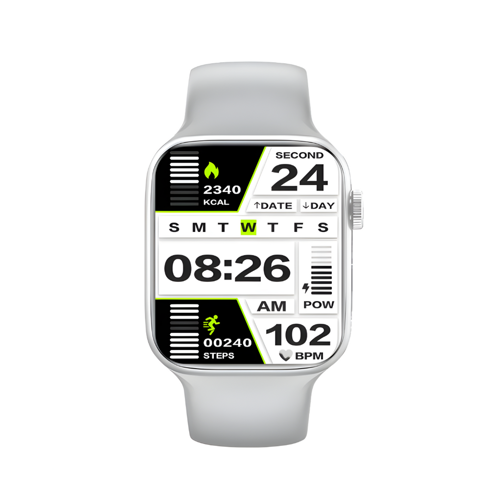 Smartwatch Blulory Glifo 8 Relógio Inteligente Prata