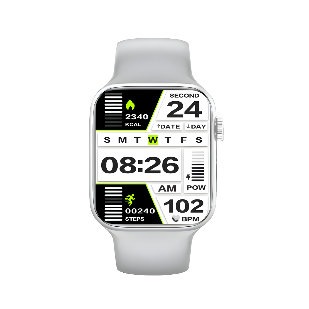 Smartwatch Blulory Glifo 8 Relógio Inteligente Prata