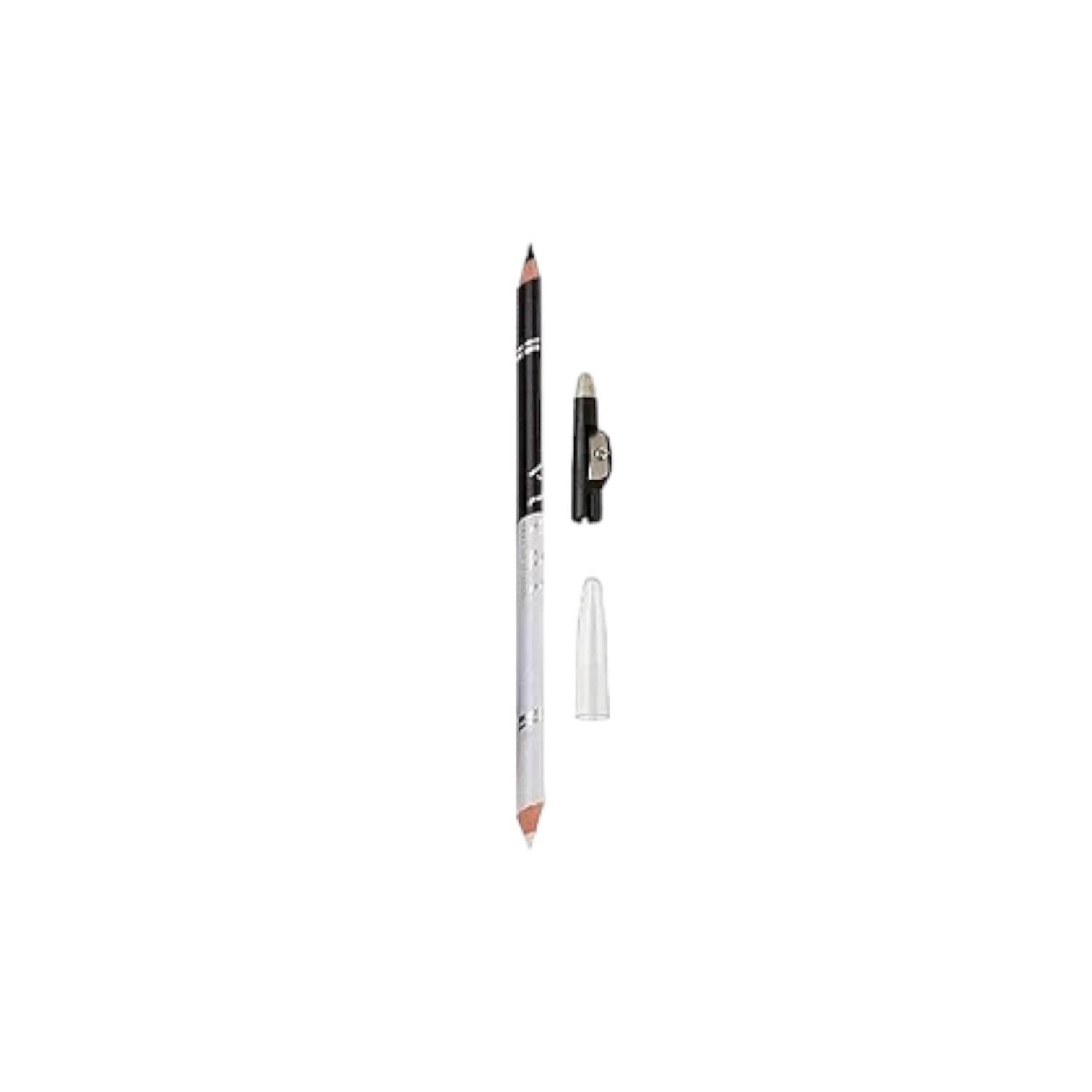 Lápis Para Olhos Duo 2em1 Preto e Branco Vivai