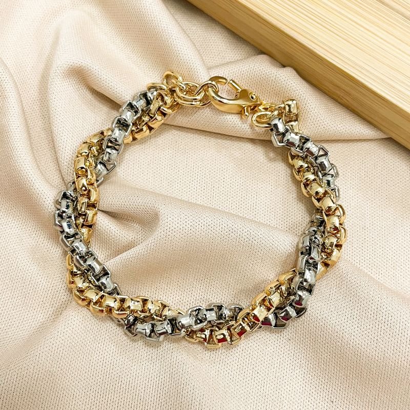 PULSEIRA CORRENTE VENEZIANA GROSSA DUAS CORES