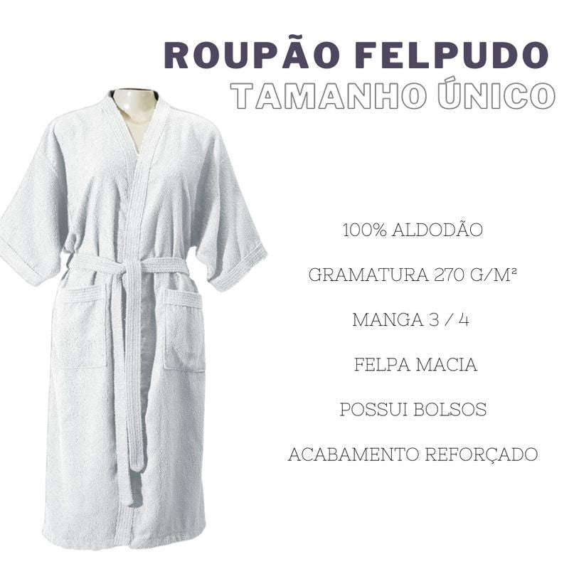 ROUPÃO FELPUDO ADULTO