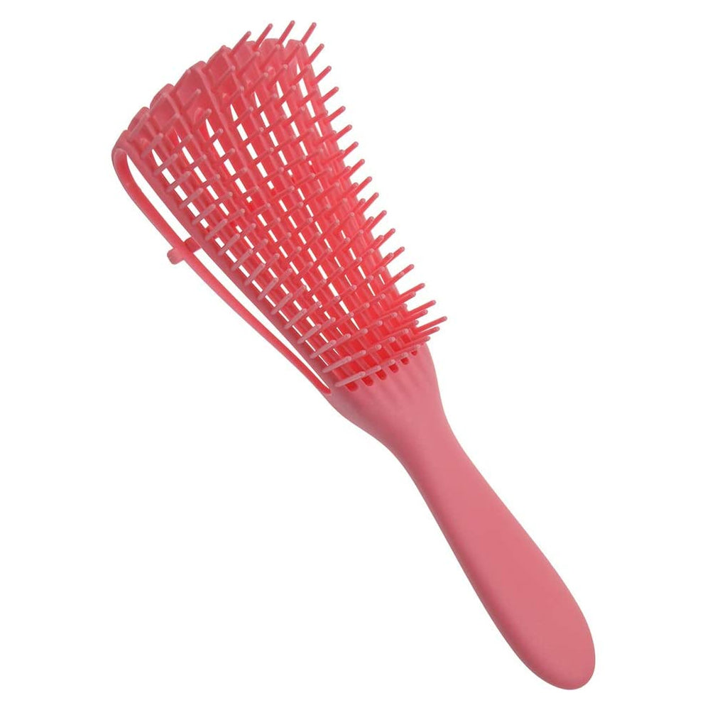 Escova Definidora em Cerdas de Nylon Flexível Desembaraça e Define Cachos