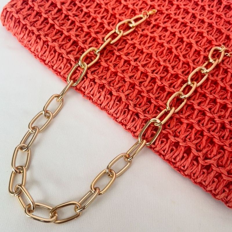 CORRENTE GROSSA ELOS OVAIS (CHOKER)