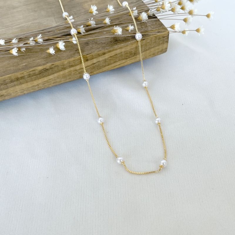CHOKER PEROLA NA VENEZIANA