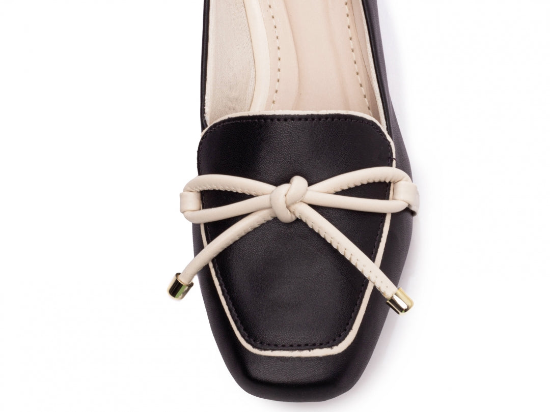 Mocassim Feminino Rasteiro Preto