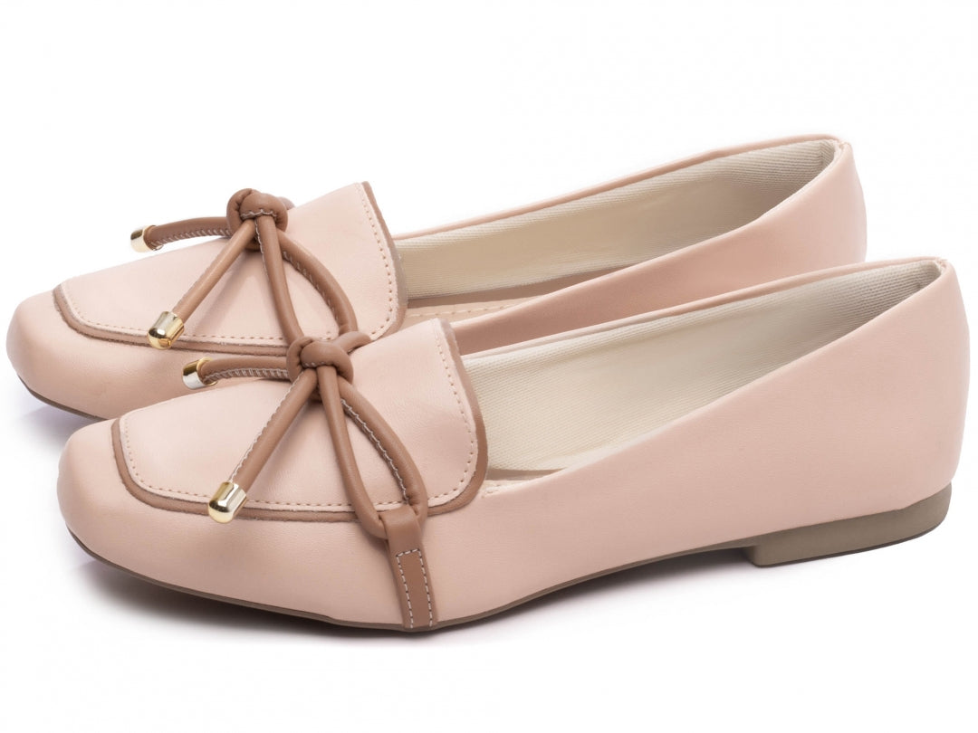 Mocassim Feminino Rasteiro Rosê
