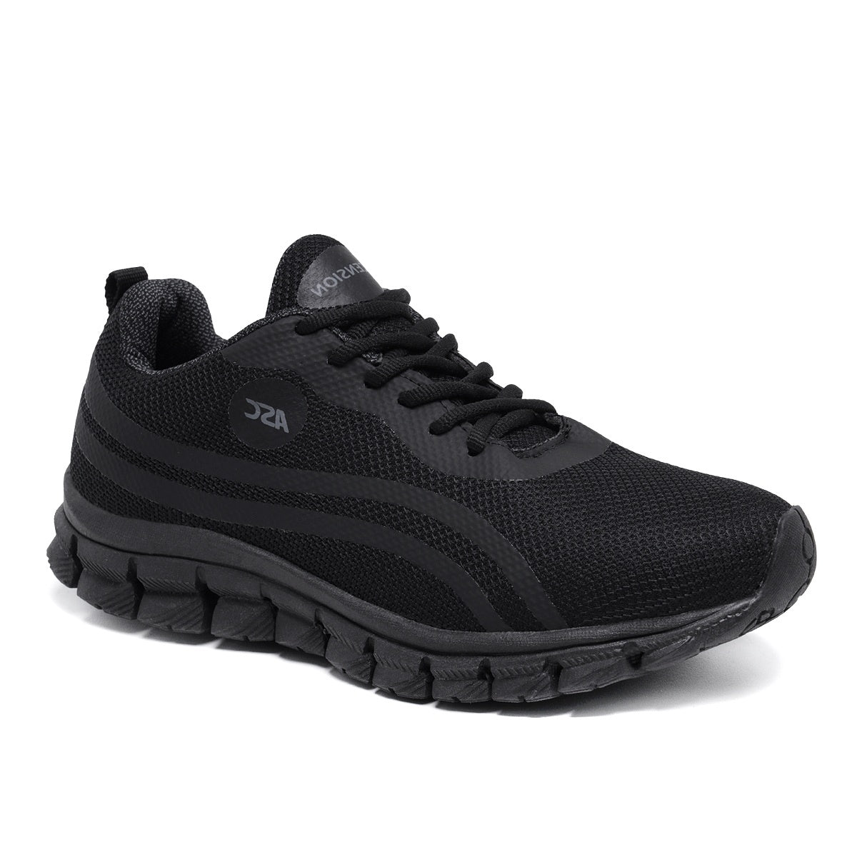 Tênis Unissex Esportivo Black Caminhada Tamanho Especial