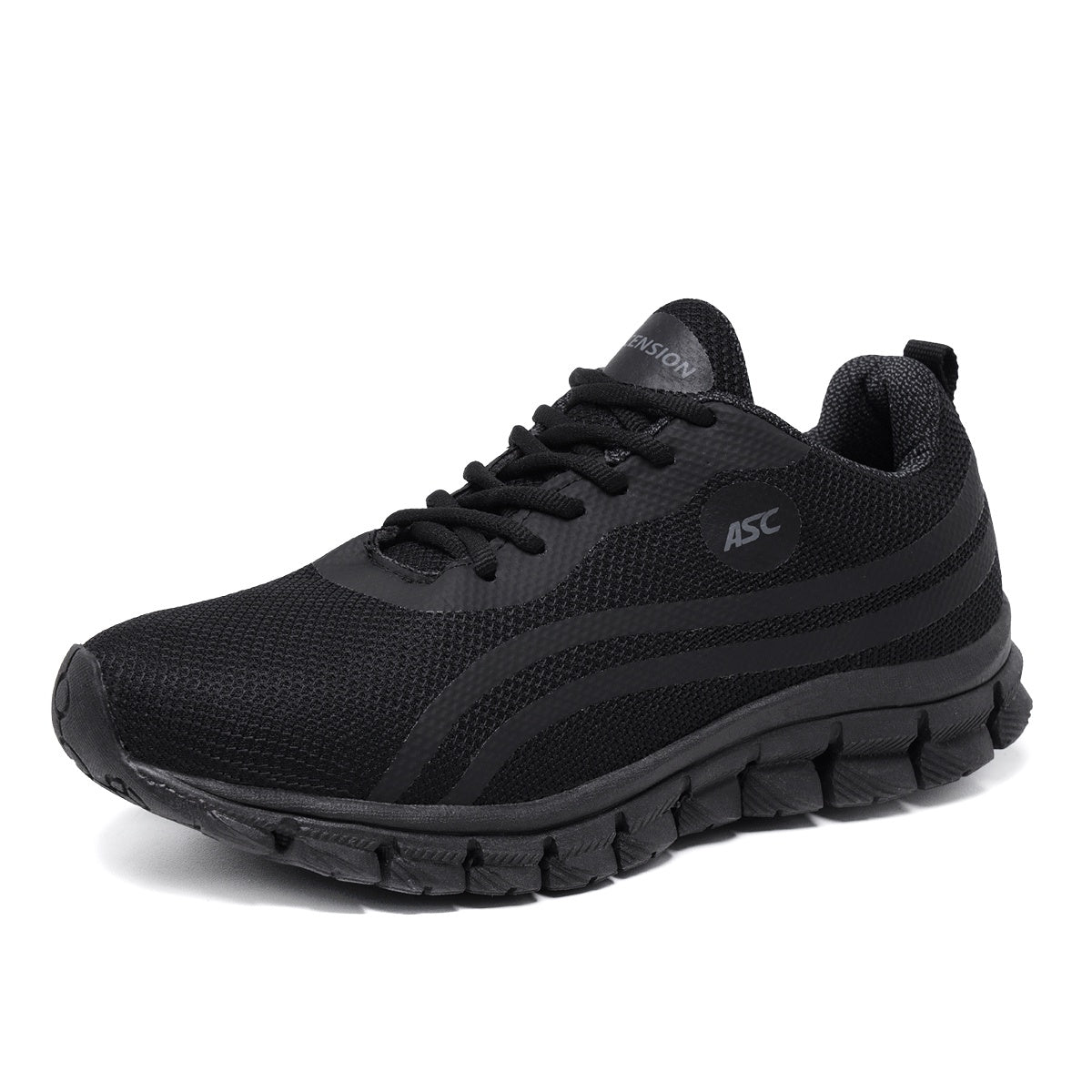 Tênis Unissex Esportivo Black Caminhada Tamanho Especial