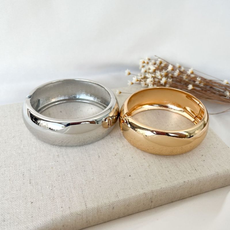 BRACELETE FEMININO BOLEADO (LARGURA 2,5CM)