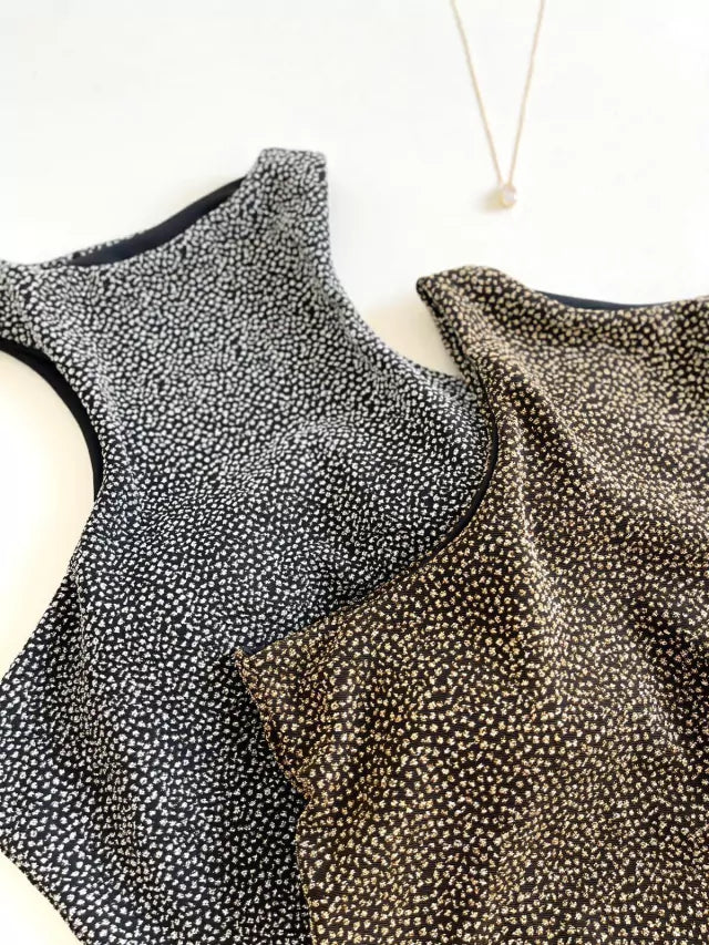 Cropped em Lurex Cavado