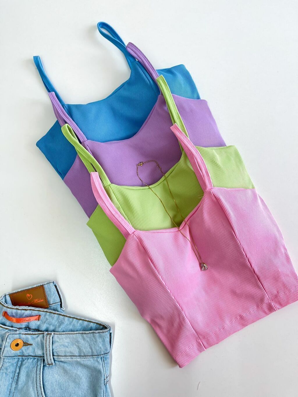 Cropped Feminino de Alça