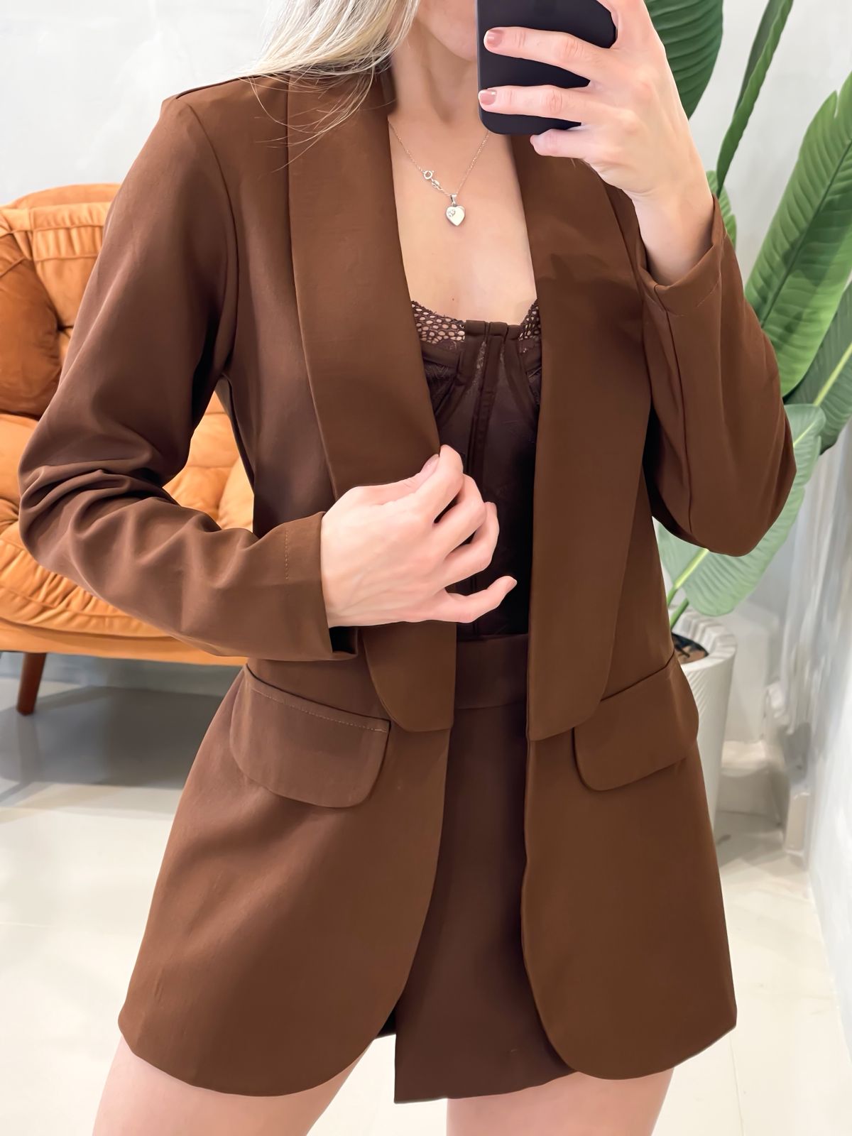 Max Blazer em Alfaiataria com Lapela