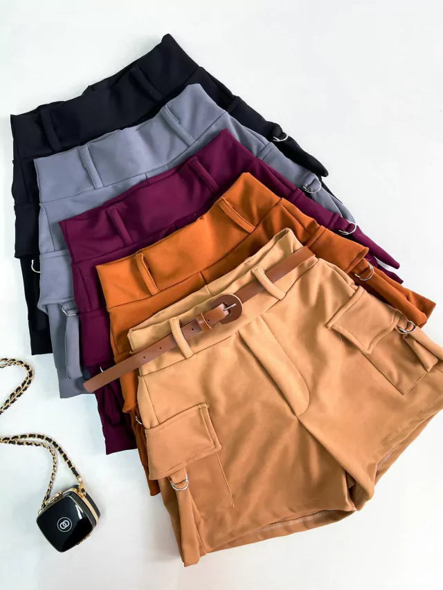 Shorts em Neoprene Cargo